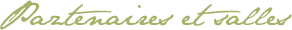 partenaires et salles